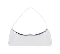 Jacquemus - The Ovalo Clutch - Femme - Sacs - Blanc - Taille: ONE Size