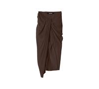 Jacquemus - The Paréo Skirt - Femme - Jupes - Brun - Taille: 36 FR