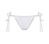 Jacquemus - The Picot Bikini Bottom - Femme - Maillots de bain - Blanc - Taille: 36 FR