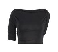 Jacquemus - Top Drapeado - Femme - Blouses et Chemises - Noir - Taille: 40 FR