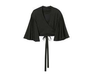 Jacquemus - Ventadou Wrap Top - Femme - Blouses et Chemises - Noir - Taille: 40 FR