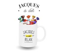 JACQUES A DIT Mug ""Relax"" 30 cl | + 15 Chocolats | Coffret cadeau gourmand et original