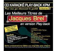 CD Karaoké Play-Back Kpm Vol.09 Jacques BREL