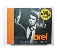 Jacques Brel Coffret 5 Cd Les 100+ Belles Chansons De Jacques Brel