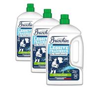 JACQUES BRIOCHIN - Lessive au Bicarbonate de Soude - 50 Lavages - Spécial Fraîcheur - Parfum Brise Végétale - Efficace dès 20°C - Bidon recyclable - Fabrication Française - 2.27L