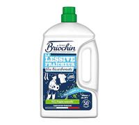 JACQUES BRIOCHIN - Lessive au Bicarbonate de Soude - 50 Lavages - Spécial Fraîcheur - Parfum Brise Végétale - Efficace dès 20°C - Bidon recyclable - Fabrication Française - 2.27L
