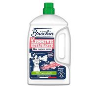 Jacques Briochin Lessive Concentrée au Savon Noir Certifiée ECOCERT 2,27L - Naturellement détachante -BOUQUET FLORAL 100% naturel - Fabrication Artisanale Française