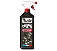 Briochin Jacques Super décapant Cuisine - Elimine Graisses cuites et dépôts carbonisés - Ultra désincrustant - 99.5% d'origine Naturelle - Ecocert - Fabrication française - Pulvérisateur - 1 Litre