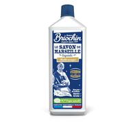 JACQUES BRIOCHIN Nettoyant Multi-Usages Savon de Marseille Liquide 1 L - Parfum Fleurs Blanches - Cuisson au Chaudron - 99,7% Origine Naturelle - Flacon Recy t Recyclable - Lot de 3