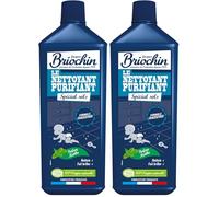 JACQUES BRIOCHIN - Nettoyant Purifiant Spécial Sols - Formule Concentrée - Parfum Menthe - Ecocert - 100% d'Origine Naturelle - Fabrication Française - 1L