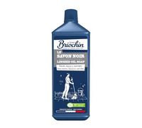 JACQUES BRIOCHIN - Savon Noir Liquide à l’Huile de Lin - Nettoyant Multiusages - Nettoie, Nourrit, Protège et Fait Briller - Flacon Recyclable - Fabriqué en France - 1,33 L