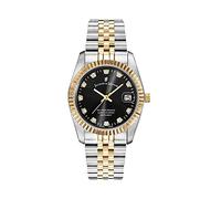 Jacques du Manoir Montre à affichage analogique or / noir / argent, Taille One Size