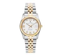 Jacques du Manoir Montre à affichage analogique or / argent / blanc, Taille One Size