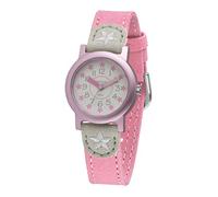 Jacques Farel Montre pour enfants écologique en coton bio - étoiles rose pour fille ORG 02STA