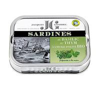 JACQUES GONIDEC - SARDINES BASILIC THYM HUILE OLIVE 115G