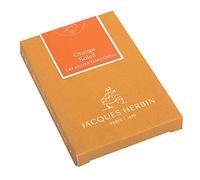 Jacques Herbin 11057JT Boîte 7 gdes cartouches international.-Orange soleil