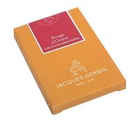 Jacques Herbin 11069JT Boîte 7 gdes cartouches internation.-Rouge d'orient