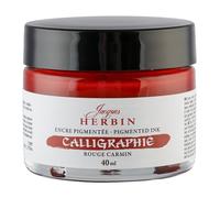 Jacques Herbin 11329T Encre de calligraphie rouge Carmin 40ml