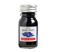 Jacques Herbin 11519T - Encre d'écriture et de dessin - Stylo-plumes et stylos roller - Bleu nuit - 10 ml - Fabriqué en France