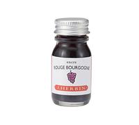 Jacques Herbin 11528T - Encre d'écriture et de dessin - Stylo-plumes et stylos roller - Rouge bourgogne - 10 ml - Fabriqué en France