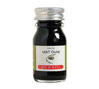 Jacques Herbin 11536T - Encre d'écriture et de dessin - Stylo-plumes et stylos roller - Vert olive - 10 ml - Fabriqué en France