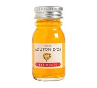 Jacques Herbin 11553T - Encre d'écriture et de dessin - Stylo-plumes et stylos roller - Jaune bouton d'or - 10 ml - Fabriqué en France