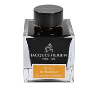 Jacques Herbin 13141JT - Flacon d'encre 50 ml pour stylo-plumes et stylos roller, Ambre de Baltique. Fabriqué en France