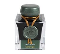 J. Herbin Encre pour calligraphie 350 – Vert Atlantide (vert foncé) – 50 ml