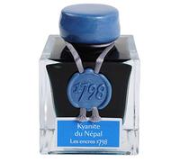 Jacques Herbin 15513JT- Encre 1798 pailletée argentée Kyanite du Népal 50 ml
