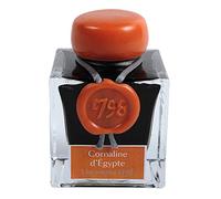 Jacques Herbin 15556JT Flacon 50 ml d'encre collection 1798 couleur Cornaline