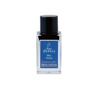 Jacques Herbin 16018JT - Un flacon d'encre pailletée or pour stylo-plume, roller, plume de verre et porte-plume 15 ml, Bleu Océan