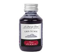 Jacques Herbin 17008T - Flacon d'encre à écrire 100ml - Stylo-plumes, stylos roller - Gris nuage - Fabriqué en France