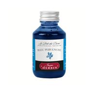 Jacques Herbin 17013T - Flacon d'encre à écrire 100ml - Stylo-plumes, stylos roller - Bleu pervenche - Fabriqué en France