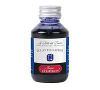 Jacques Herbin 17016T - Flacon d'encre à écrire 100ml - Stylo-plumes, stylos roller - Eclat de saphir