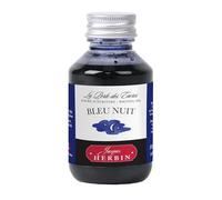 Jacques Herbin 17019T Flacon encre écriture stylo Bleu nuit 100ml