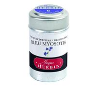 J. Herbin – Cartouches d'encre 20115T pour stylo‑plume et roller – boîte de 6 sans emballage – Bleu myosotis