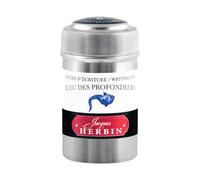 Generique – Cartouches d'encre Herbin Bleu des profondeurs pour stylos plume et roller, 6 cartouches