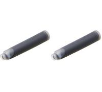 Jacques Herbin 20144T - Une boite de 6 cartouches d'encre pour stylo-plumes et stylos roller (produit sans emballage - objectif zéro déchet), Lie de thé (Lot de 2)