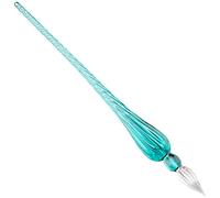 Jacques Herbin 21433T Plume de verre ronde 18cm Turquoise