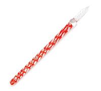 Jacques Herbin 21722T Plume de verre droite 16cm Rouge Caroubier