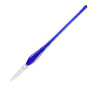Jacques Herbin 21819T Plume de verre torsadée bleu nuit 18cm