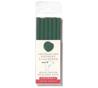 Herbin Bâtons de cire pour pistolet – Lot de 6 – Vert foncé
