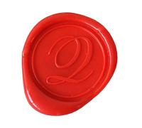 Jacques Herbin 40317T - Une pastille en laiton pour cire à cacheter, alphabet anglais, lettre Q