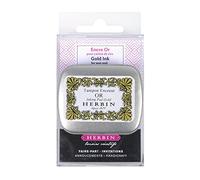 Jacques Herbin 41104T tampon encreur pour pastille en laiton Or