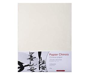 Jacques Herbin 90400T - Une pochette de 25 feuilles de papier chinois 26,5x33 cm