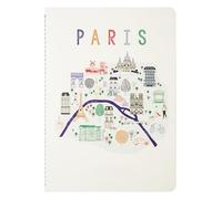 Jacques Herbin 94029T Cahier Affiche Paris- A5 14,8X21cm 32 p 120g Ivoire