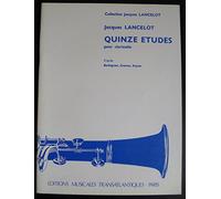 Jacques Lancelot: 15 Etudes. Partitions pour Clarinette