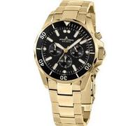 Jacques Lemans 1-2091J, Quartz, 44mm, 20ATM Gold