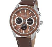 Jacques Lemans 1-2115B Eco Power Wood Montre Homme 44mm 10ATM