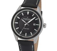 Jacques Lemans 1-2116A Montre-Bracelet Eco Power 40mm Quartz Homme Noir Argenté